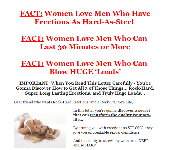 The Huge Load Formula Facts